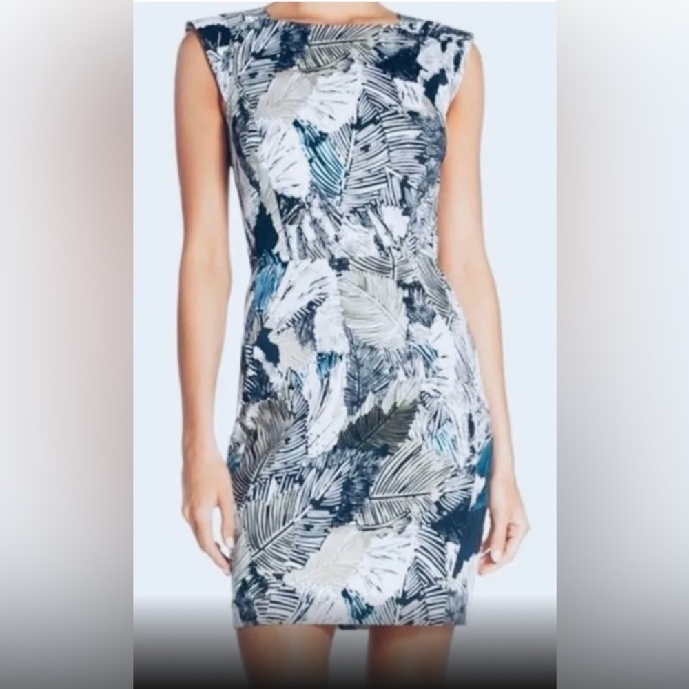 French Connection Palm Leaf dress Size 4